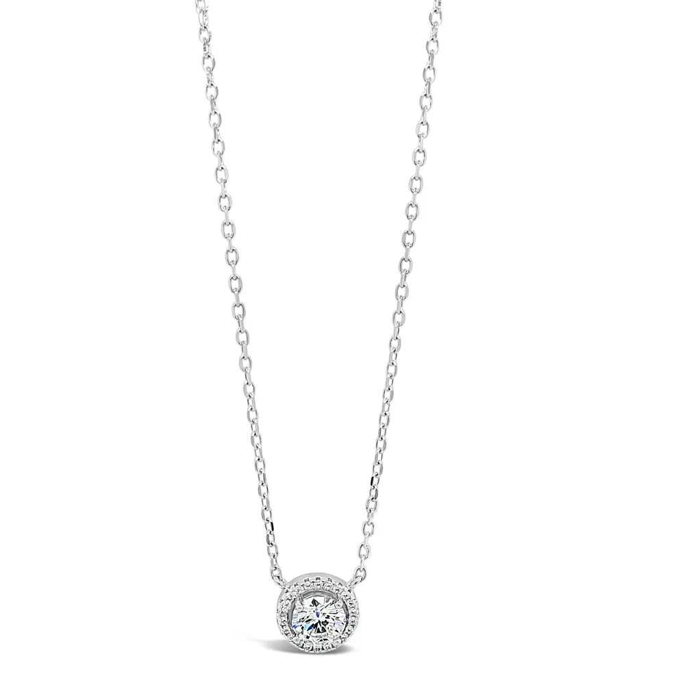 Eliana Cubic Zirconia Sterling Silver Pendant