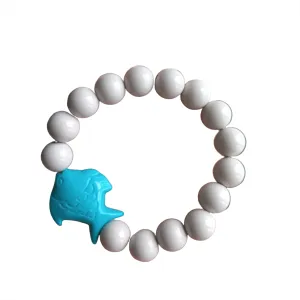 FISH STRETCH BRACELET TURQUOISE