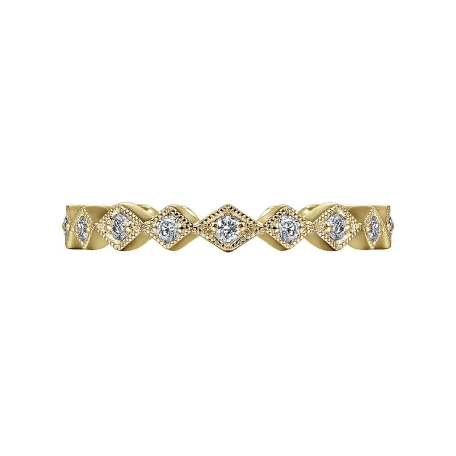 Gabriel & Co. "Harlequin" Stackable Ring