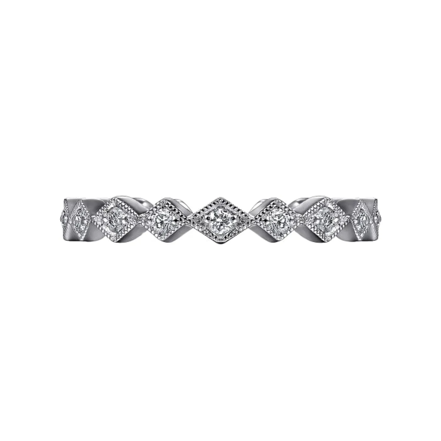 Gabriel & Co. "Harlequin" Stackable Ring