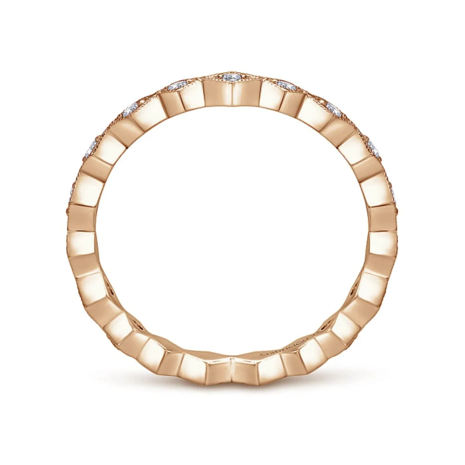 Gabriel & Co. "Harlequin" Stackable Ring