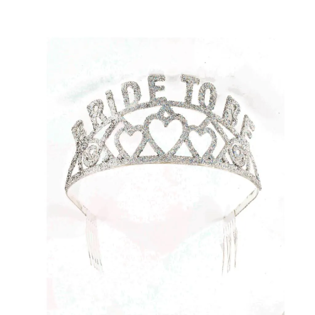 GLITTER TIARA-BRIDE TO BE