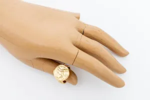 Greek Lion Signet Ring