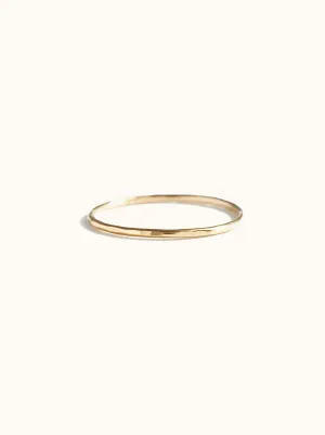 Hammered Stacking Ring