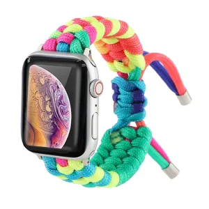 Handmade Adjustable Braided Nylon rope Loop, Cool Apple watch Band 7 6