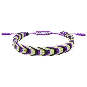 Handmade Adjustable Nylon Friendship Bracelet - Non Binary