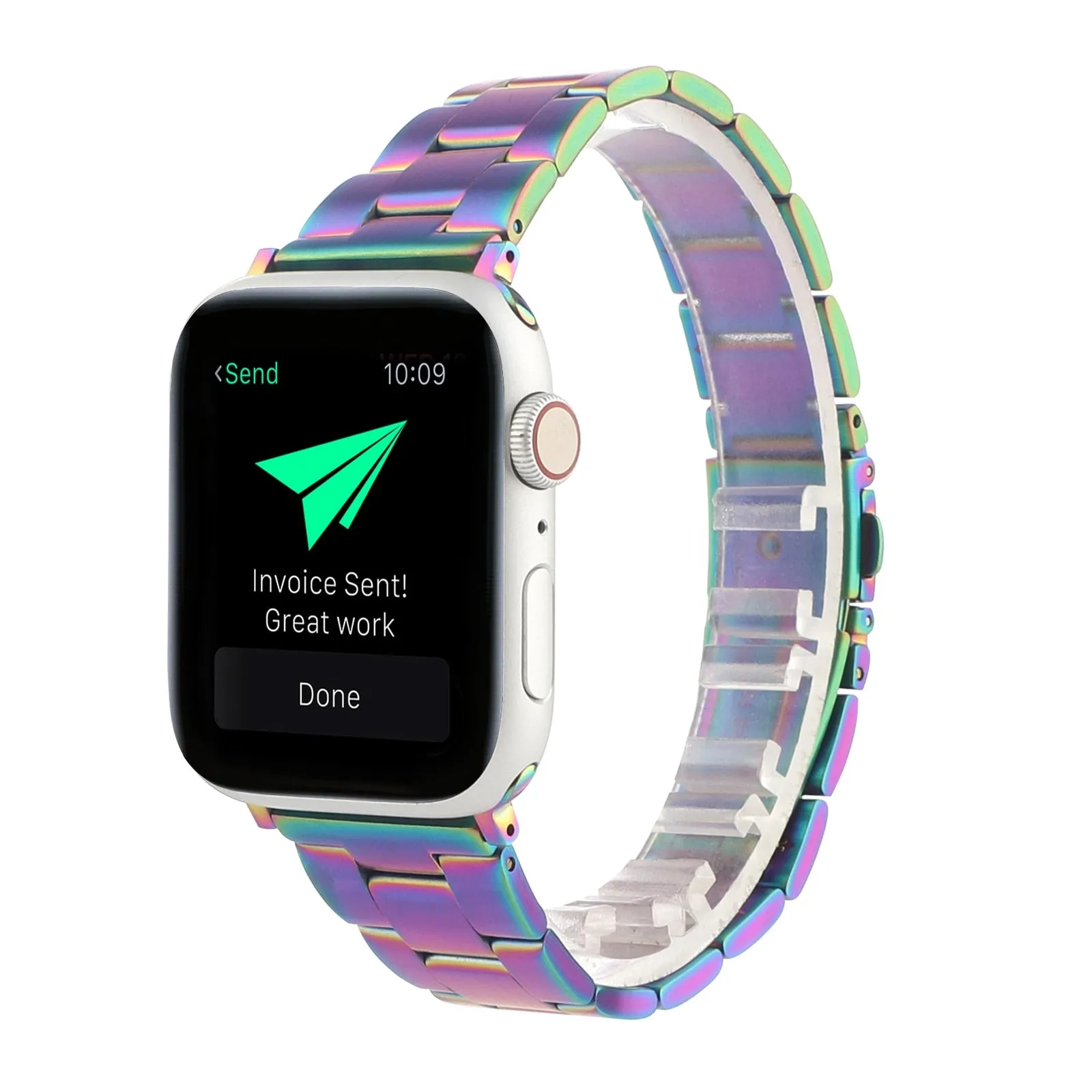 High-Quality Steel Band for Apple Watch Band Series 9 8 7 6 5 4 Quick Disassembly Bracelet iWatch