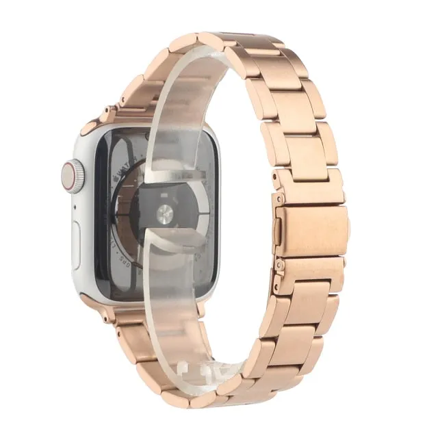 High-Quality Steel Band for Apple Watch Band Series 9 8 7 6 5 4 Quick Disassembly Bracelet iWatch