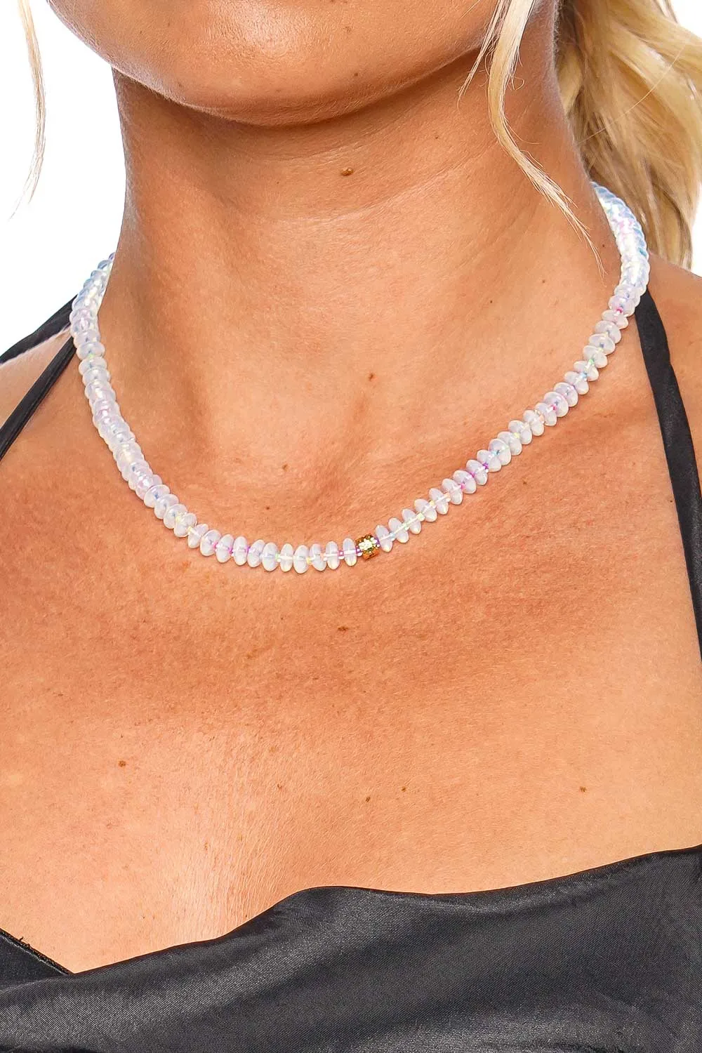 Ice Ice Opalite Beaded Necklace