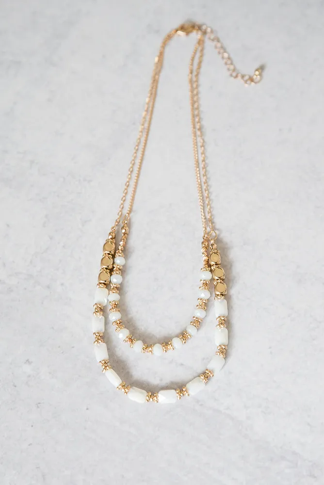 In the Moment Necklace in White