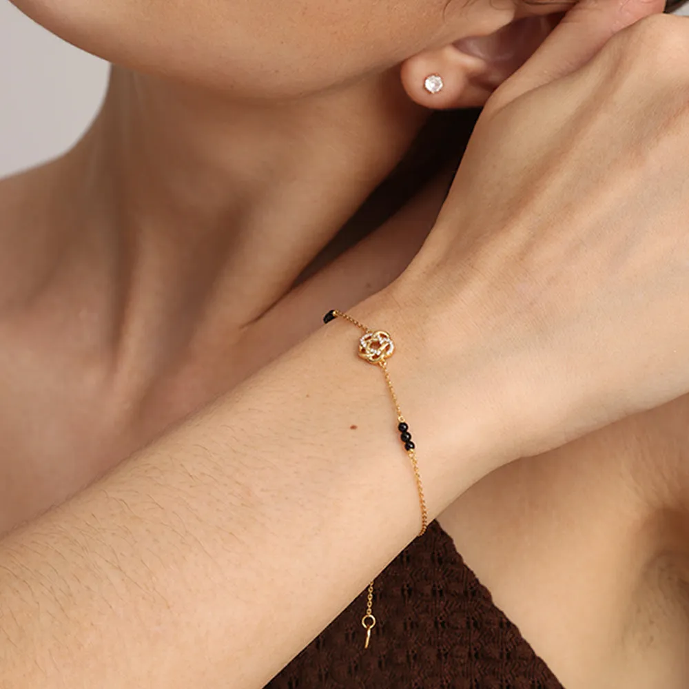 Iravati Mangalsutra Bracelet | 18K Gold Vermeil