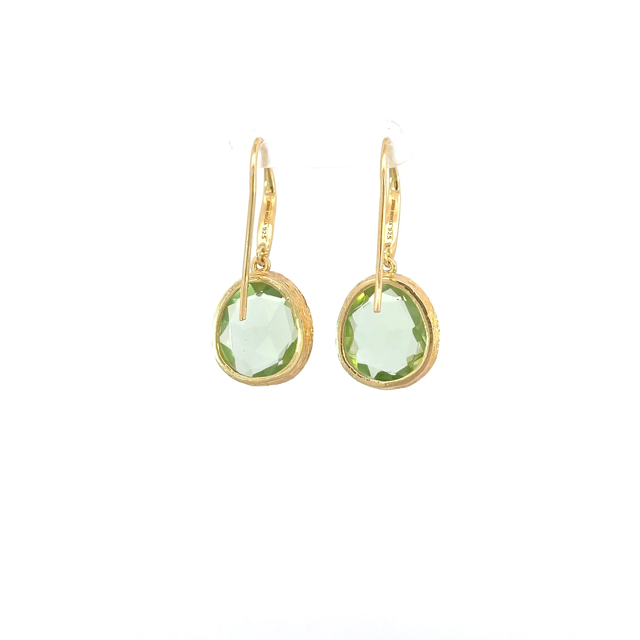 Jorge Revilla Shade Green Amethyst Earrings