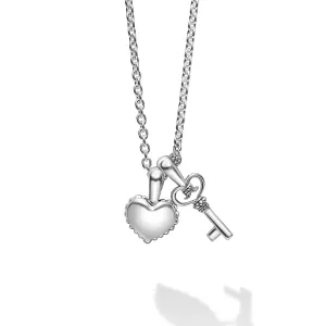 Kinder Childs First Heart and Key Necklace