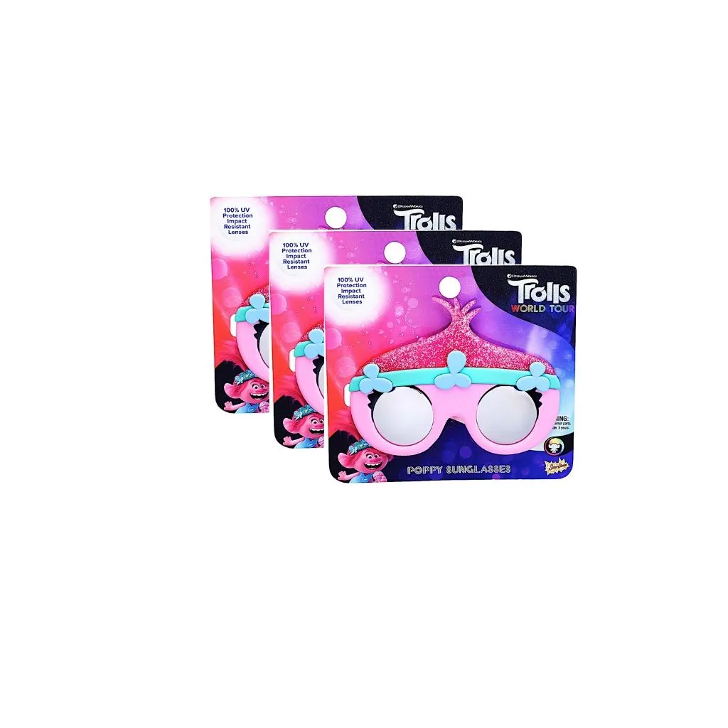 Lil' Characters Poppy Trolls Sunglasses | Sun-Staches