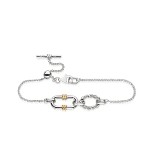 Marina Rope Link Duo Golden Slider Bracelet