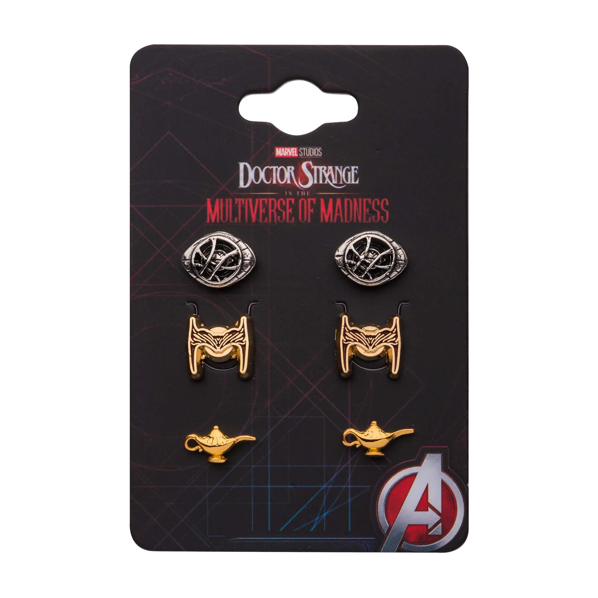 Marvel's Doctor Strange in the Multiverse of Madness set of 3 pairs of earrings