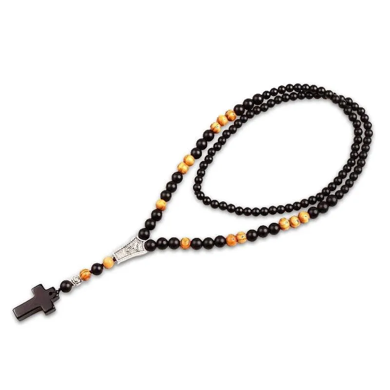 Men's Christian Necklace <br> Beaded Necklace