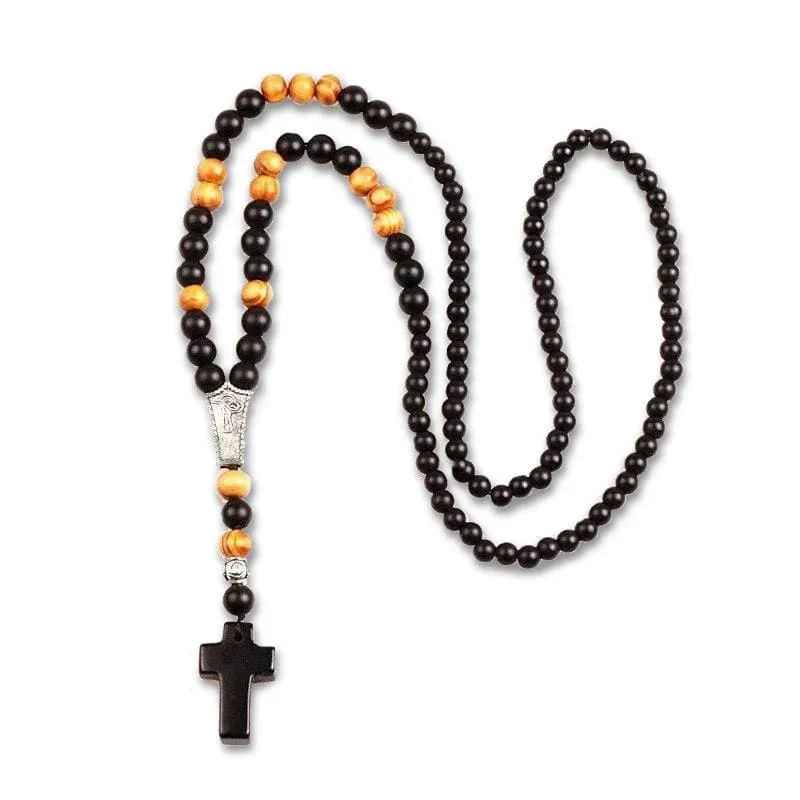 Men's Christian Necklace <br> Beaded Necklace