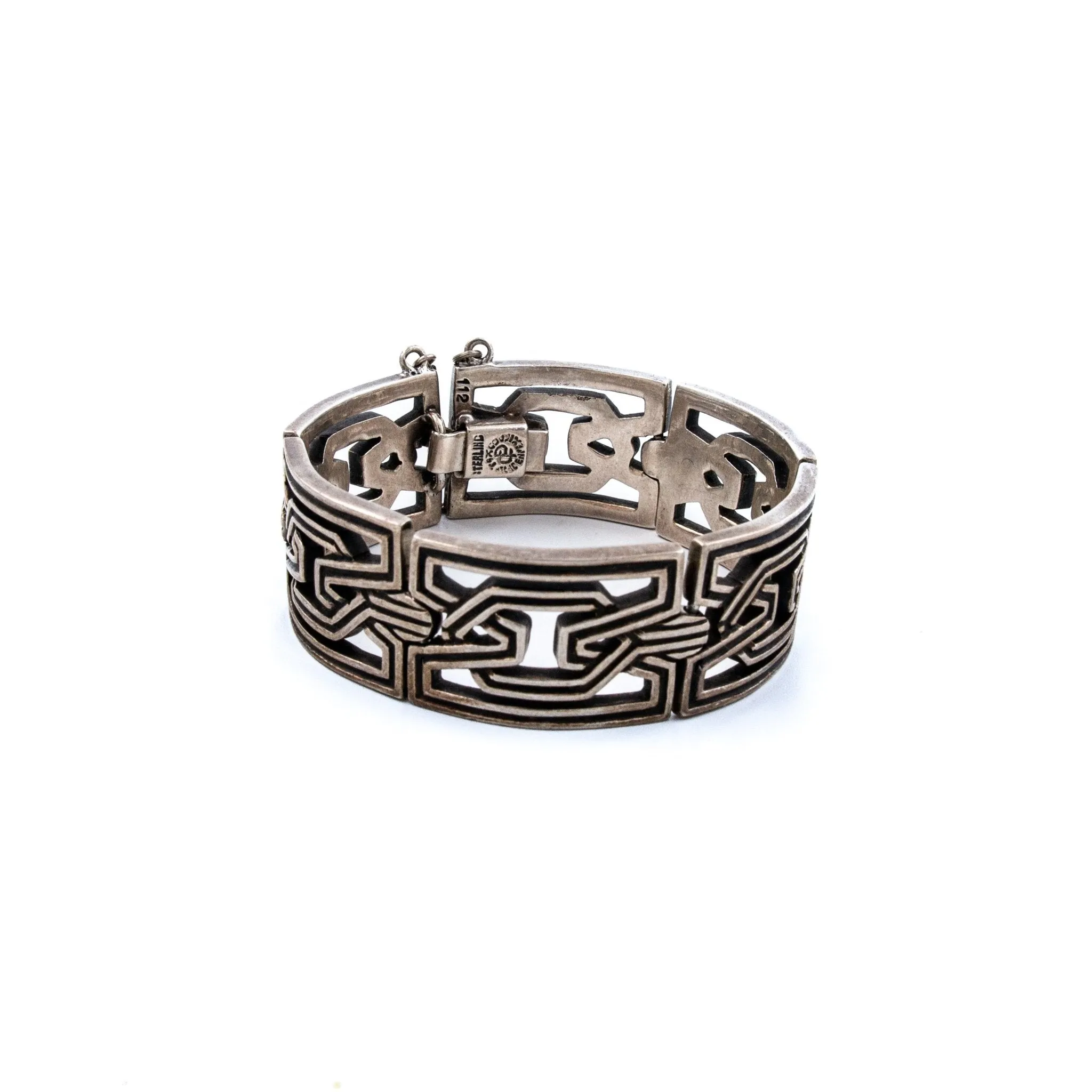 Mexican Taxco Maze Cuff