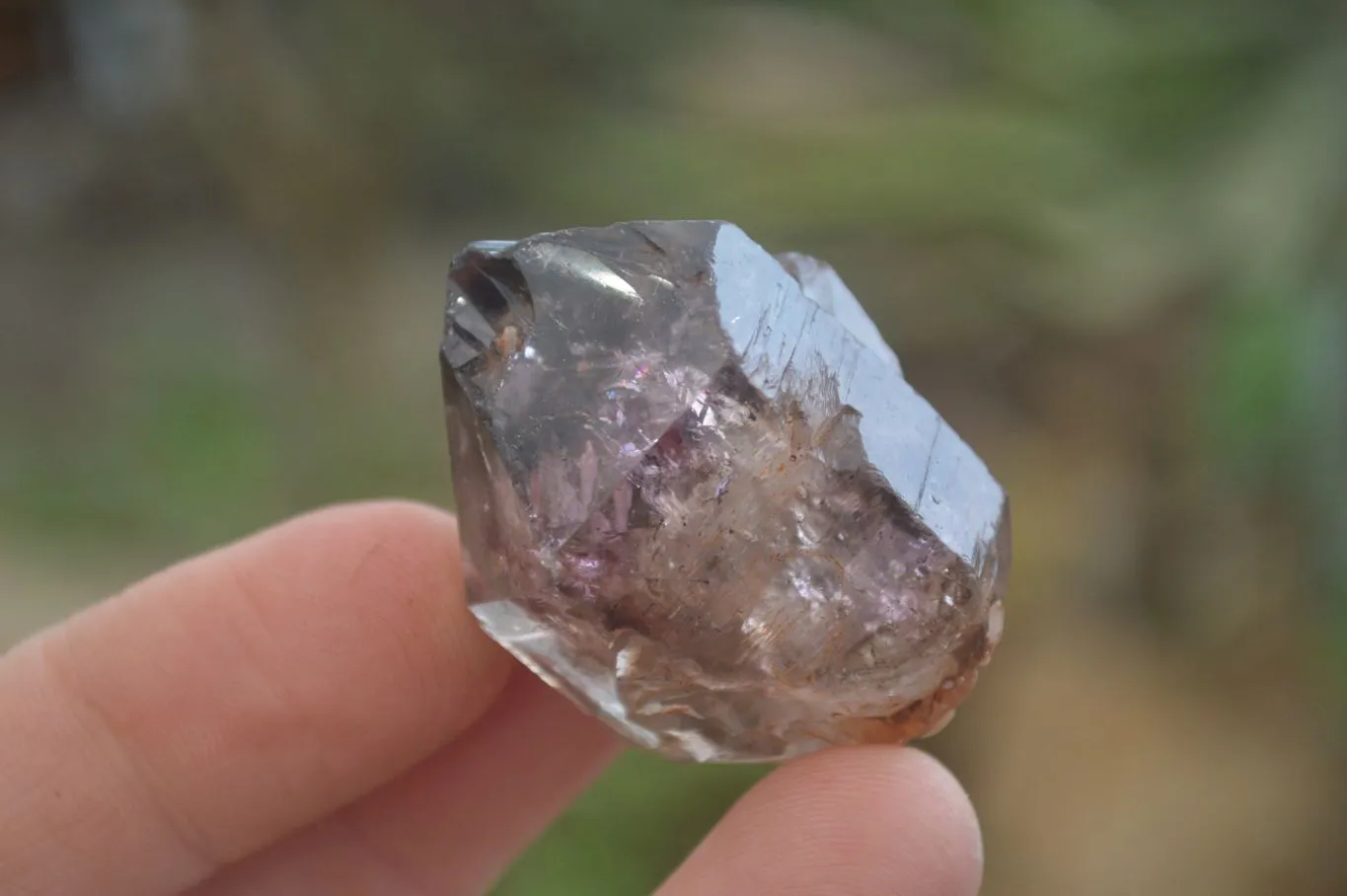 Natural Smokey Chiredzi Amethyst Crystals & Double Terminated Scepters x 35 From Chiredzi, Zimbabwe