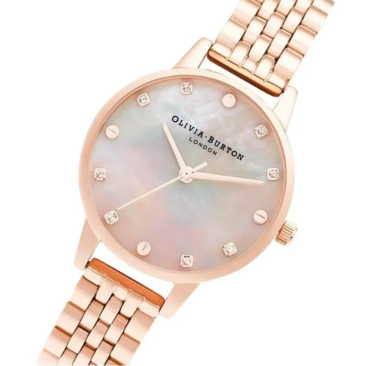 Olivia Burton Classics Rose Gold Steel Women's Watch - OB16SE10