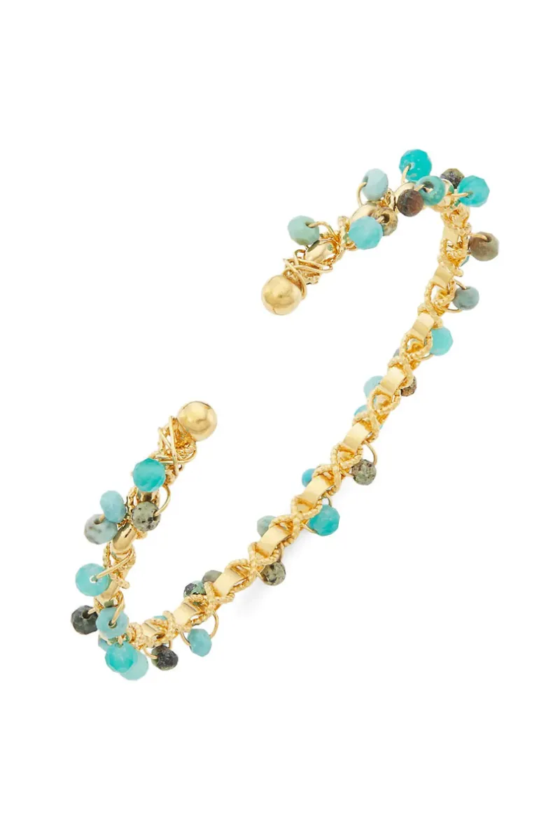 Orphee Jonc O Bracelet in Turquoise