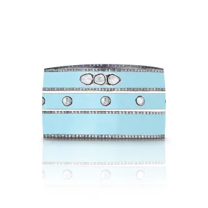 Pearl Turquoise Enamel Bracelets