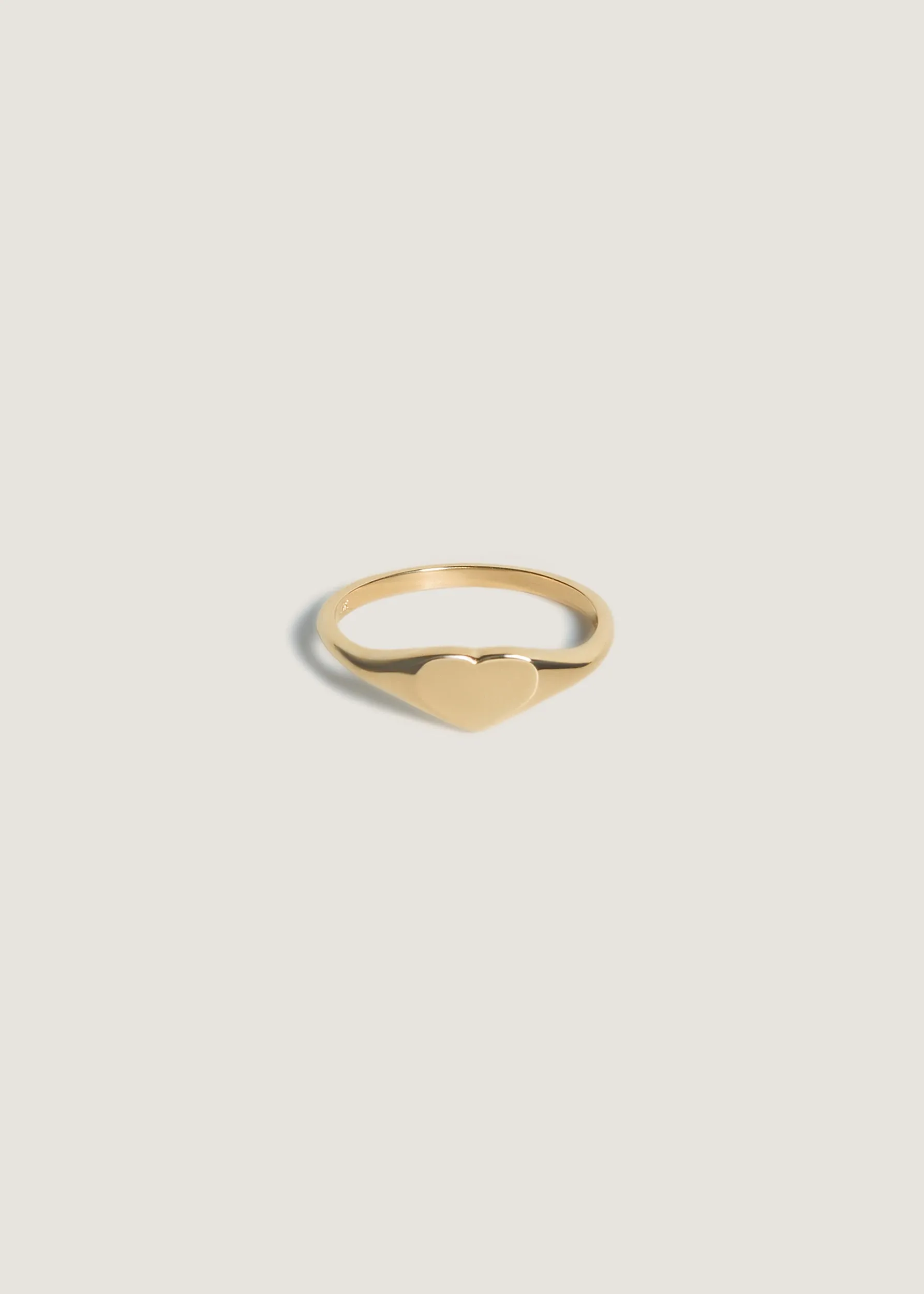 Petite Heart Signet Ring