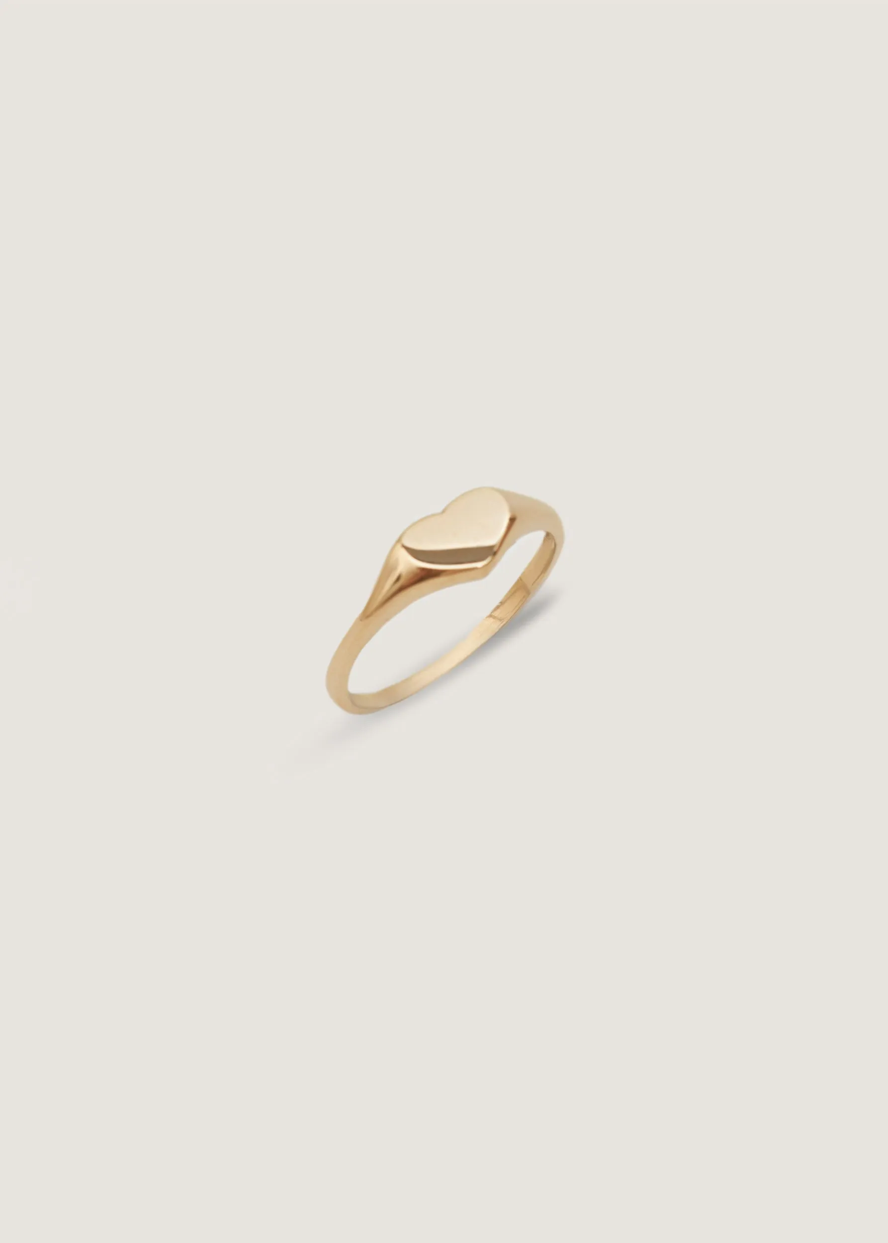 Petite Heart Signet Ring