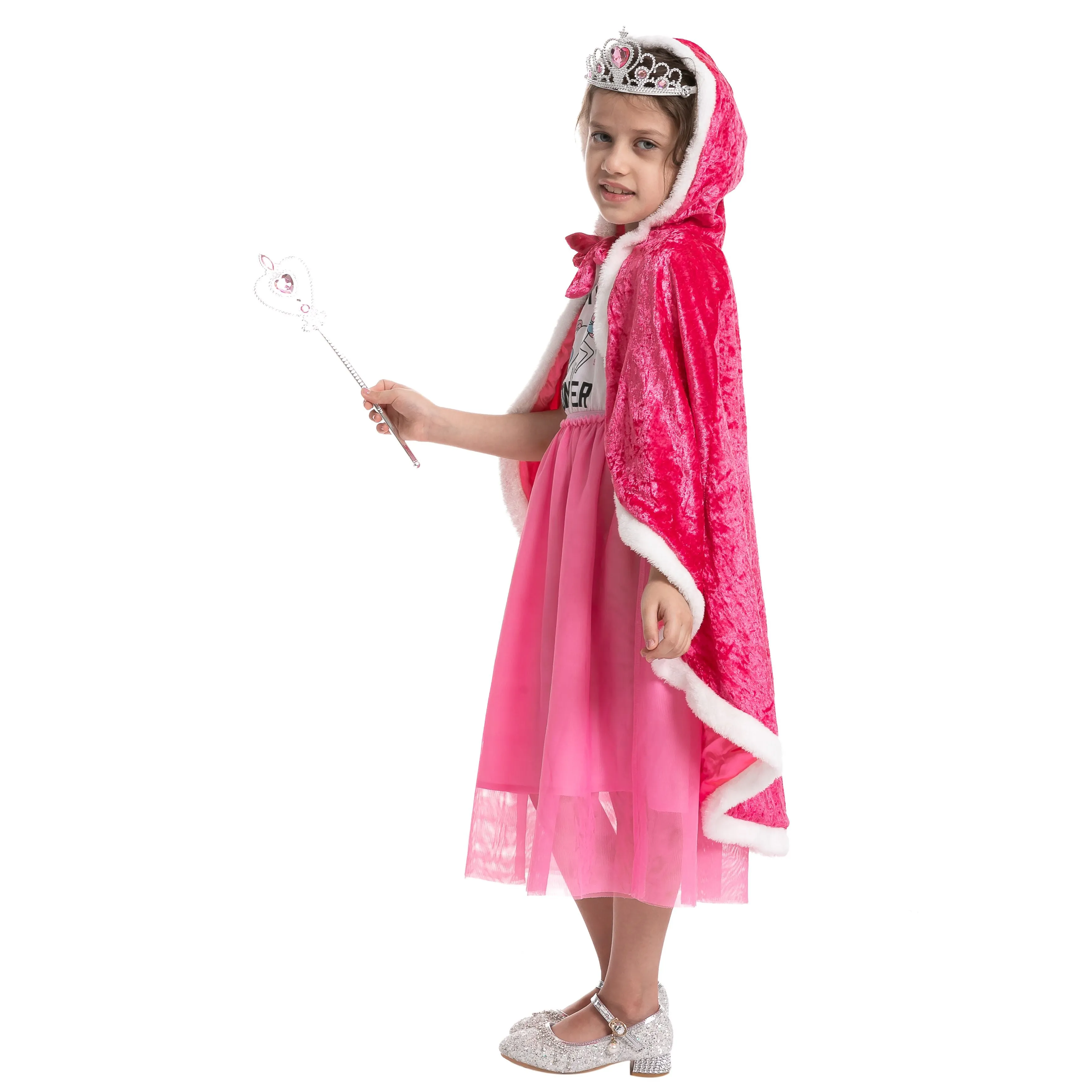 Princess Costume Cosplay Accessories Set (Pink)