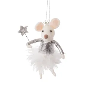 Princess Mouse Felted Ornament