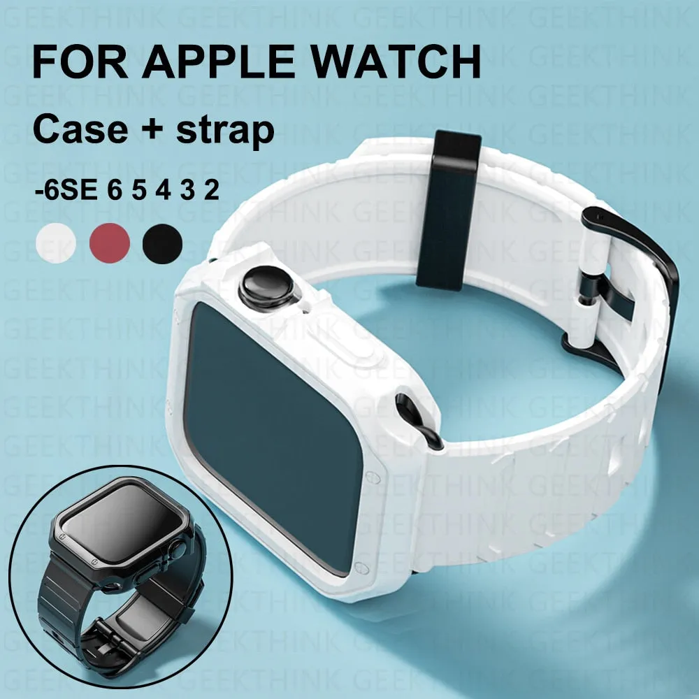 Rubber for Series 6 5 Protective Shell   Strap Wristband |Watchbands|