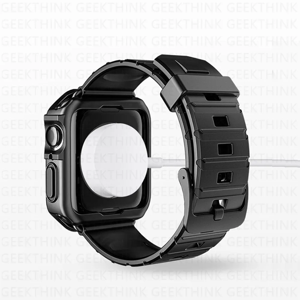 Rubber for Series 6 5 Protective Shell   Strap Wristband |Watchbands|