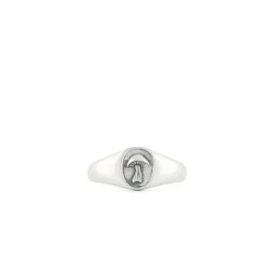 Silver Mushroom Ring