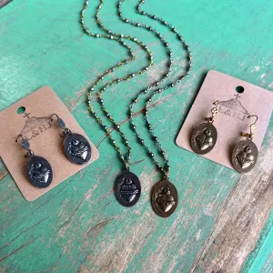 Simply Sacred Necklace and Earrings Set