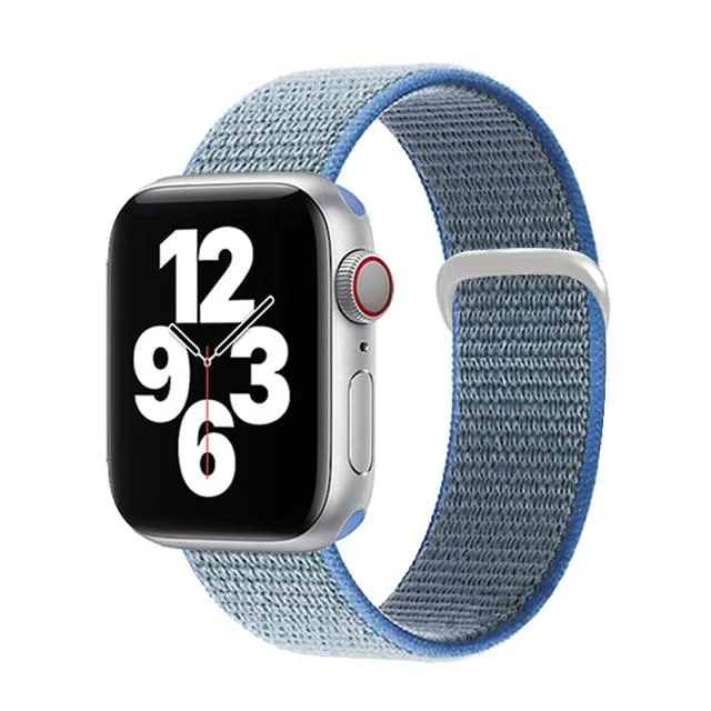 Sport Loop Strap Series 7 6 5 Elastic Nylon Bracelet iWatch Wristband