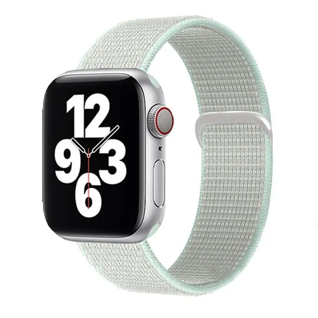 Sport Loop Strap Series 7 6 5 Elastic Nylon Bracelet iWatch Wristband