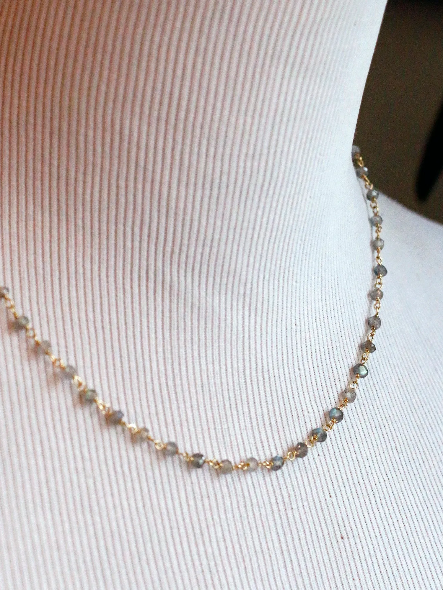 Susan Rifkin Beaded Labradorite Necklace