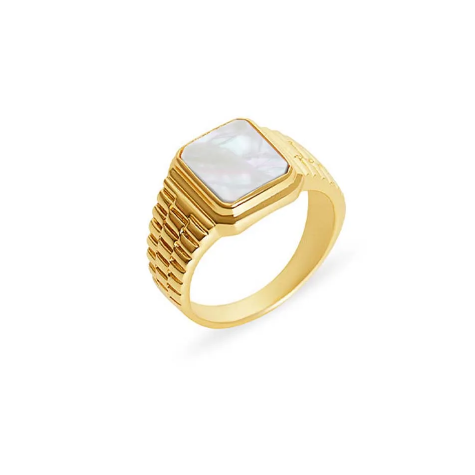 THE MOTHER OF PEARL VALINE RING