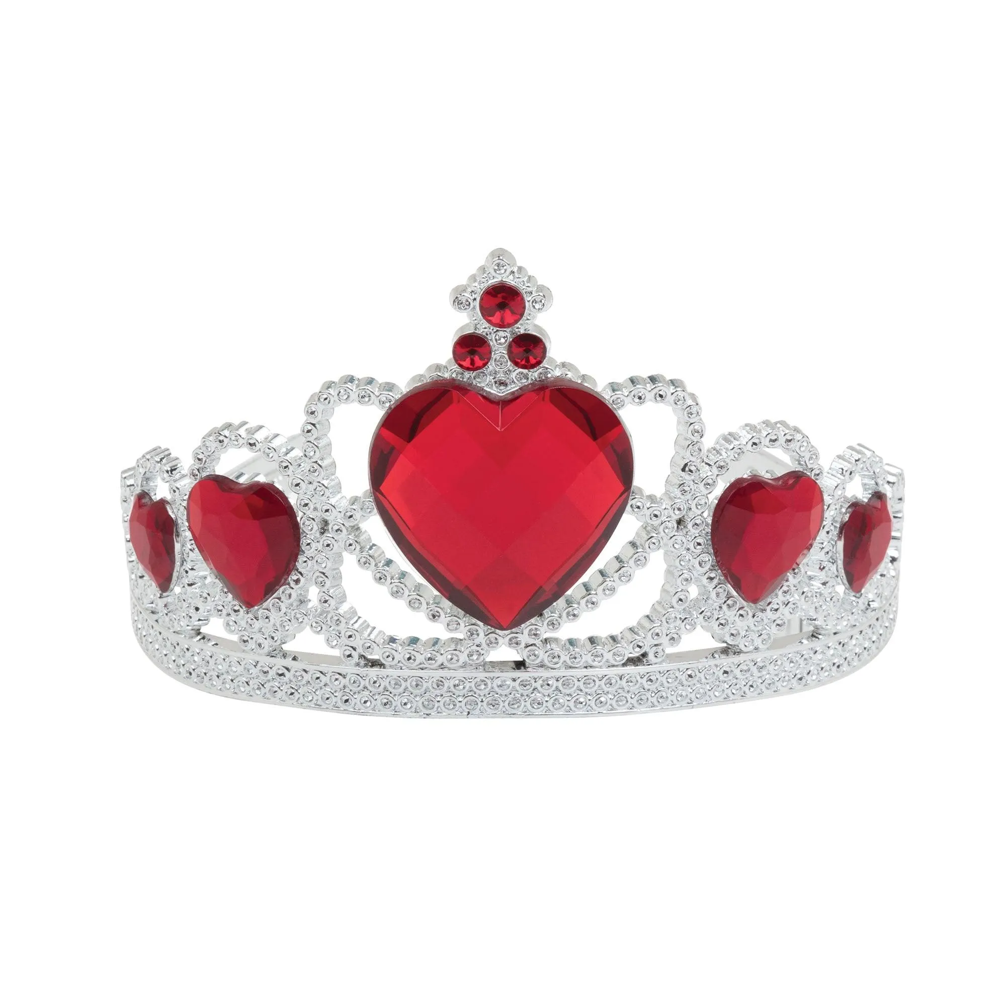 Tiara Silver   Red Stone