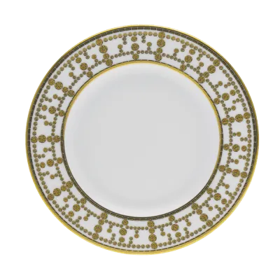 Tiara White & Gold Bread & Butter Plate