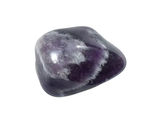 Tumbled Banded Amethyst: Healing Stones, Metaphysical Healing, Chakra Stones