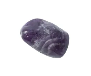 Tumbled Banded Amethyst: Healing Stones, Metaphysical Healing, Chakra Stones