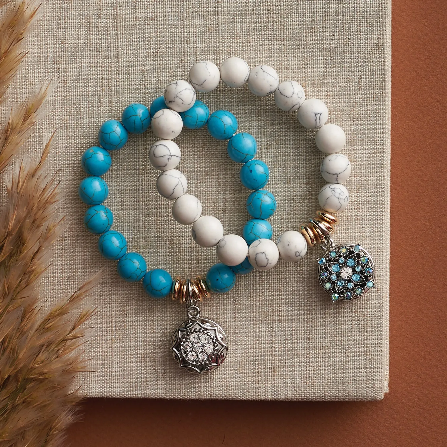 Turquoise Lumineer Stretch Bracelet