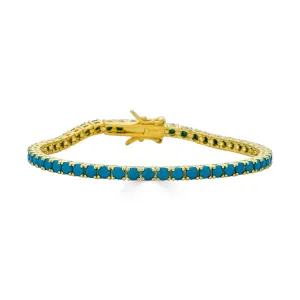 TURQUOISE TENNIS BRACELET