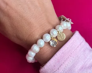 VL Pearl Stretch Bracelet