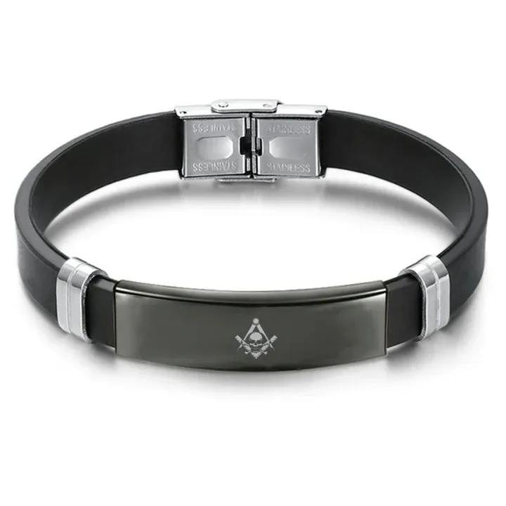 Widows Sons Bracelet - Steel & Leather