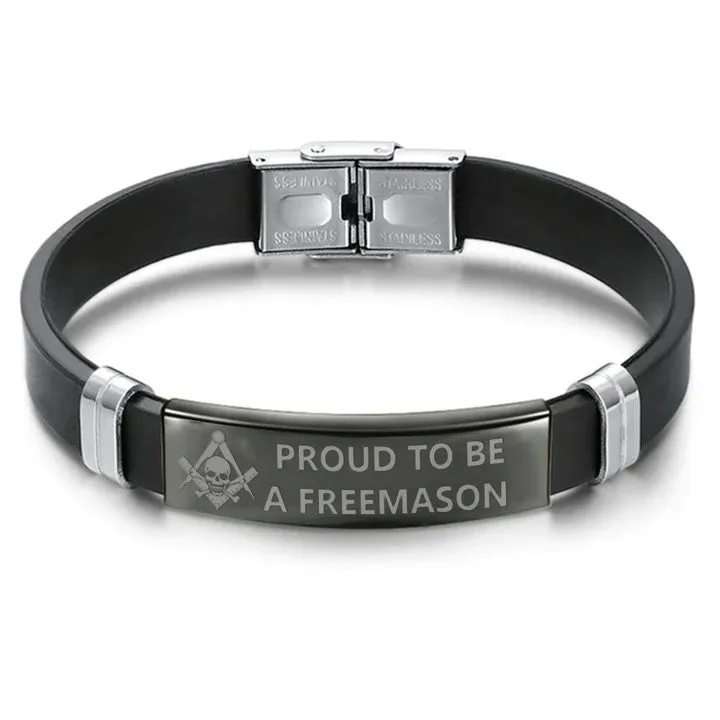 Widows Sons Bracelet - Steel & Leather