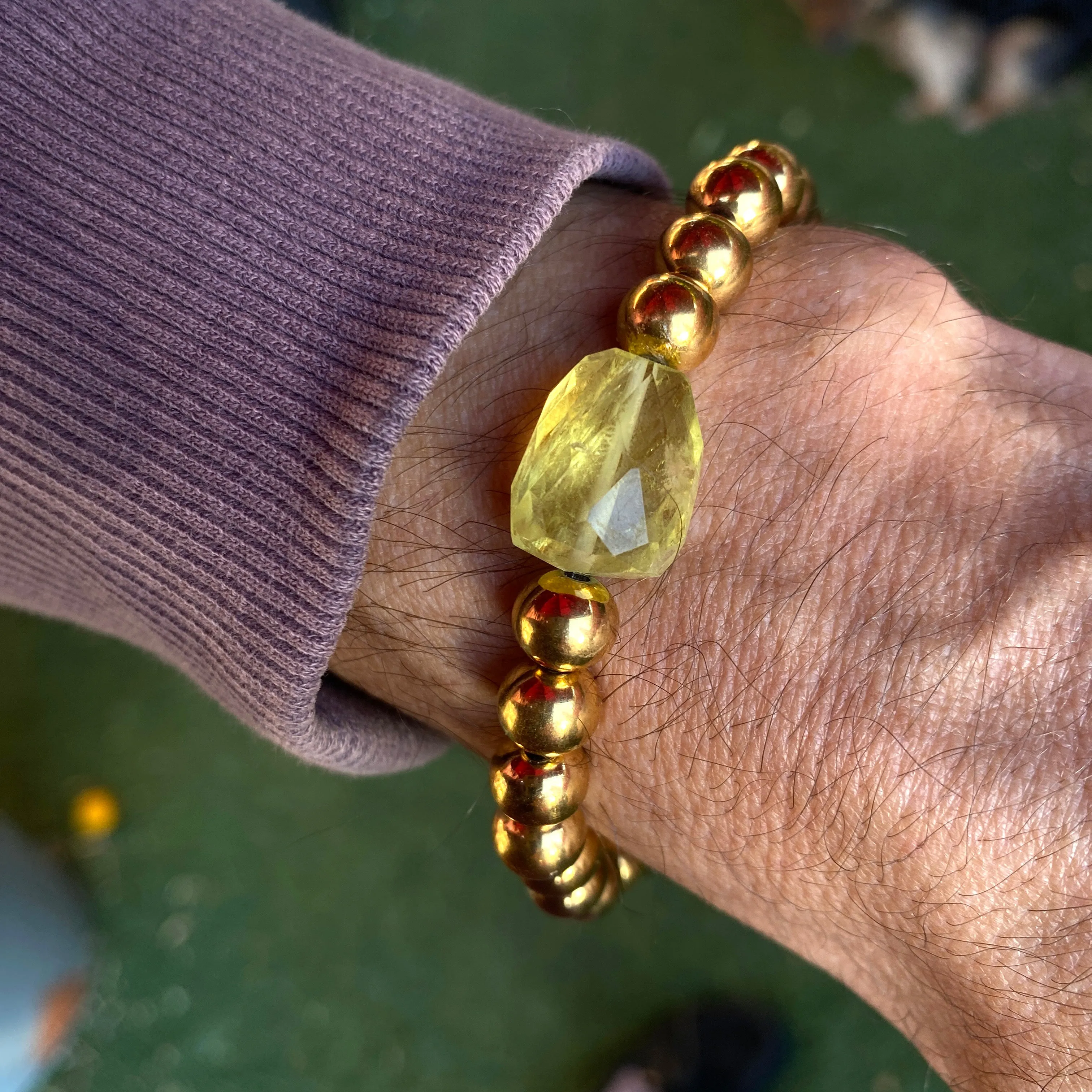 Yellow Topaz gemstone Bracelet