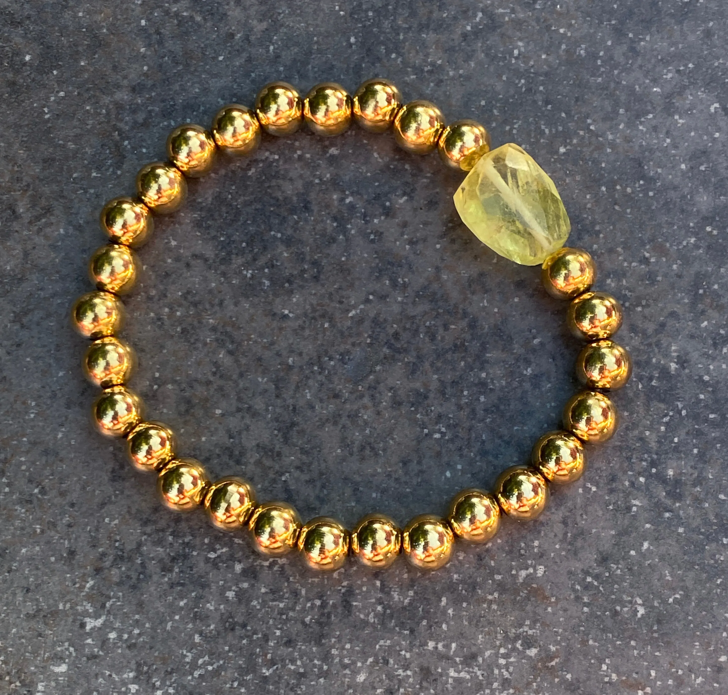 Yellow Topaz gemstone Bracelet